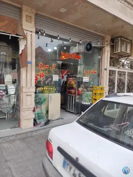 ساندویچ فلافل گل سرخ در محله سلاخ خانه قم