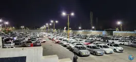 پارکینگ شماره یک پارک ارم در محله ارم تهران