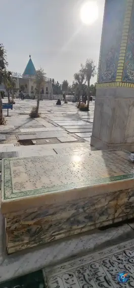 عکس مرقد آیت الله انصاری همدانی در گلزار قم 7