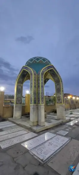 عکس مرقد آیت الله انصاری همدانی در گلزار قم 8