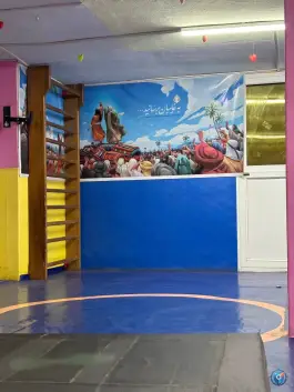 سالن ورزشی بهشت گلها در محله آیت الله کاشانی مشهد