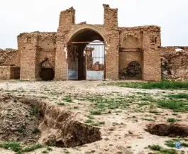 عکس کاروانسرای سنگی محمدآباد در کاج قم 2