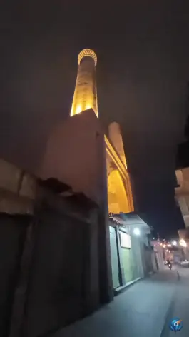 عکس سردر مدرسه غیاثیه «پامنار» در محله پامنار قم 6