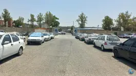 پارکینگ موزه نمایش های هوایی تهران در محله اکباتان