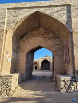 عکس کاروانسرای عباسی طینوج قم 2