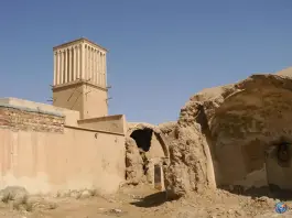 عکس بادگیر قمرود در روستای قمرود قم 5