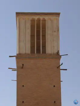 عکس بادگیر قمرود در روستای قمرود قم 6
