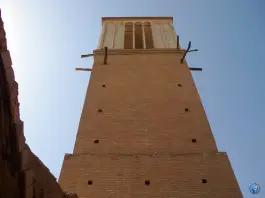 عکس بادگیر قمرود در روستای قمرود قم 7