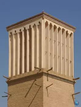 عکس بادگیر قمرود در روستای قمرود قم 8