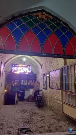 سفره خانه یاد ایام در محله رضویه قم