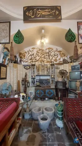 عکس سفره خانه یاد ایام در محله رضویه قم 3