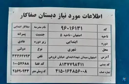 عکس دبستان و متوسطه دولتی پسرانه صفاکار در محله جامی اصفهان 4