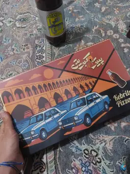 عکس پیتزا کبریتی در محله آبشار اصفهان 3