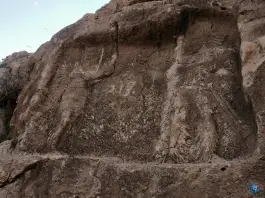 عکس نقش برجسته ساسانی برم دلک، بلوار ابونصر شرقی، شیراز 3