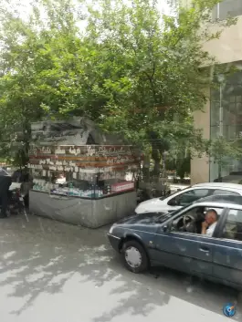کیوسک سلامت توزیع ماسک الکل سهروردی باغ صبا تهران