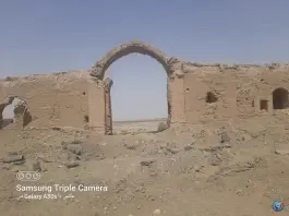 عکس کاروان سرای عباسی عسگرآباد در جاده قدیم قم 5