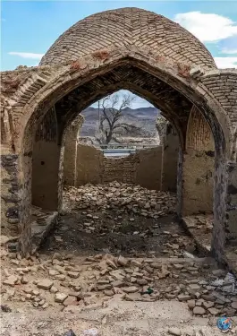 عکس کاروان سرای عباسی عسگرآباد در جاده قدیم قم 8