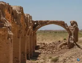 عکس کاروان سرای عباسی عسگرآباد در جاده قدیم قم 9