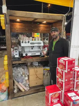 عکس قهوه فانوس شب «وحید» در میدان انگور ملکان 2