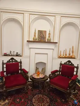 عمارت قاجاری ماه گرفته در محله ی یزد آباد اصفهان