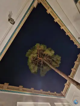 عکس عمارت قاجاری ماه گرفته در محله ی یزد آباد اصفهان 2