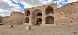 عکس کاروانسرای دیر گچین در قم 6