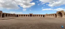 عکس کاروانسرای دیر گچین در قم 7