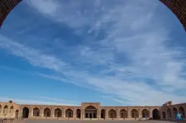 عکس کاروانسرای دیر گچین در قم 8