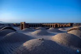 عکس کاروانسرای دیر گچین در قم 10