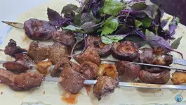 جگرکی متین «رستوران مدرس سابق» در محله چرمسازی همدان