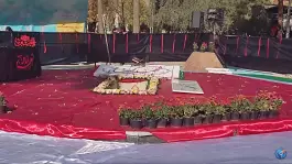 عکس های مقبره شهید گمنام در بوستان جنت شیراز