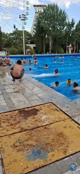 عکس استخر روباز پارک ملت در مشهد 2