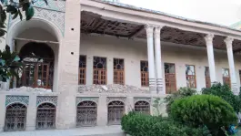عکس عمارت مسعودیه در محله نقش جهان اصفهان 2