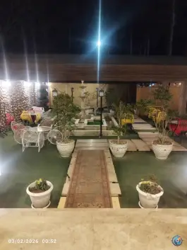 عکس باغ رستوران پارسیان خلیج فارس اصفهان 3