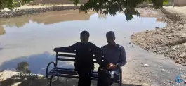 عکس های استخر آب کشاورزی روستای دستوران در شهرستان جغتای