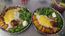 عکس جوجه کبابی دایی محسن در زارچ 9