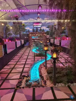 عکس باغ رستوران آبشار اصفهان در محله آزادان 7
