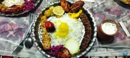 عکس باغ رستوران ظهور در ظهور قم 8
