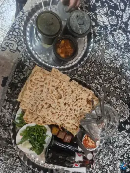 عکس های سفره خانه سنتی سعید در محله وکیل آباد مشهد