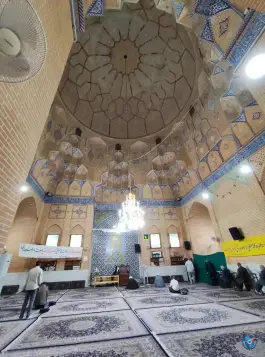 عکس مسجد جامع قم در محله رضویه قم 9