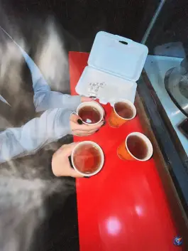 عکس بوفه دانشگاه خوارزمی در نیایش کرج 2