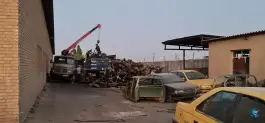 عکس مرکز اسقاط شرکت الماس خودرو پاسارگاد در جاده قدیم قم ــ تهران 9