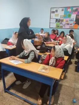 عکس های مدرسه لاله های انقلاب در مراد آباد تهران