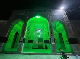 عکس آستان امامزاده عبدالله ابیض سلفچگان قم 2