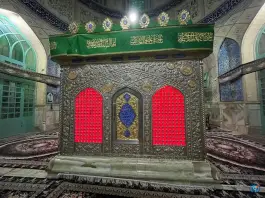 عکس آستان امامزاده عبدالله ابیض سلفچگان قم 5