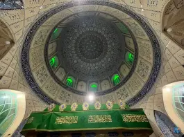 عکس آستان امامزاده عبدالله ابیض سلفچگان قم 7