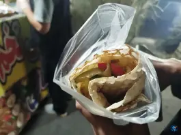 عکس ساندویچ سیب زمینی ذغالی و تخم مرغ آرمان در جانبازان کرج 5