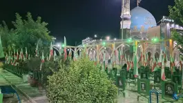 عکس گلزار شهدا امامزاده طاهر در محله شقایق کرج 4
