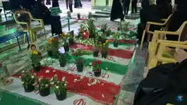 عکس گلزار شهدا امامزاده طاهر در محله شقایق کرج 5
