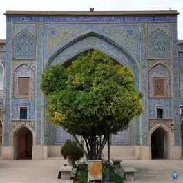 عکس مدرسه خان در محله گود عربان شیراز 2